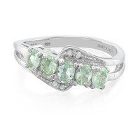 Bague en argent et Tourmaline Paraïba