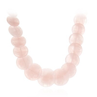 Collier en argent et Quartz rose (Dallas Prince Designs)