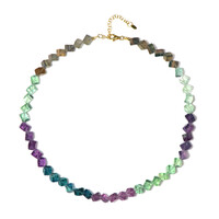 Collier en argent et Fluorite