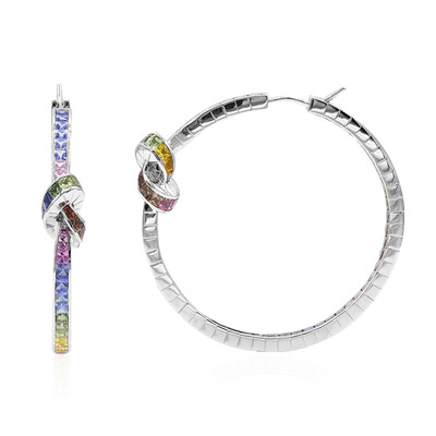Boucles d'oreilles en or et Saphir bleu (Estée Collection)