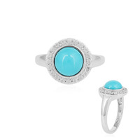Bague en argent et Turquoise Sleeping Beauty
