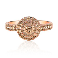 Bague en or et Diamant rose de France SI1 d'Argyle 