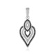 Pendentif en argent et Spinelle noir
