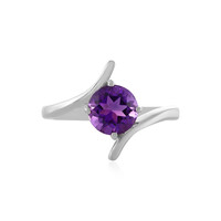 Bague en argent et Améthyste de Sibérie