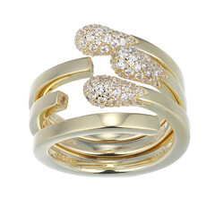 Bague en argent et Topaze blanche (Adela Silber)