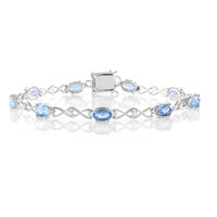 Bracelet en argent et Fluorite à couleur changeante