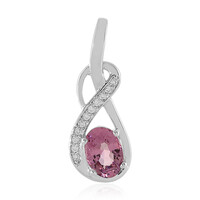 Pendentif en argent et Spinelle pourpre
