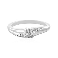 Bague en argent et Diamant I1 couleur (I)
