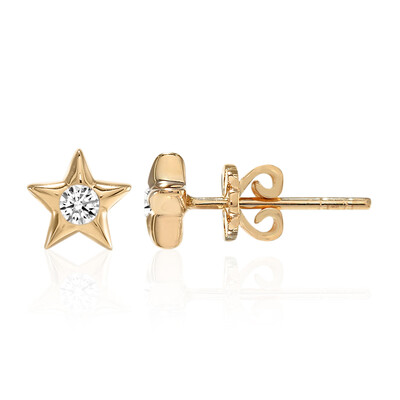 Boucles d'oreilles en or et Diamant SI1 (G) (Annette)