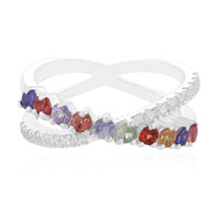 Bague en argent et Saphir