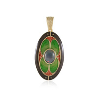Pendentif en argent et Opale Mezezo (Adela Silber)