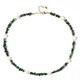 Collier en argent et Emeraude de Zambie (Riya)