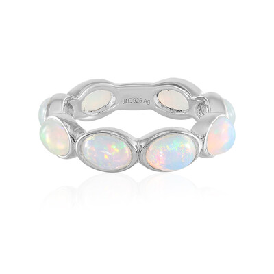 Bague en argent et Opale Welo