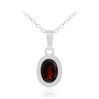 Collier en argent et Grenat
