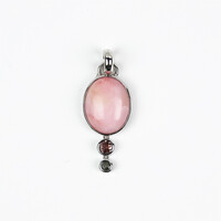 Pendentif en argent et Opale des Andes