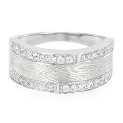 Bague en argent et Zircon