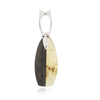 Pendentif en argent et Ambre baltique