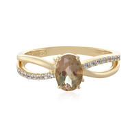 Bague en or et Pierre du Soleil de l’Orégon
