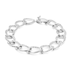 Bracelet en argent et Marcassite miroir chromée (Dallas Prince Designs)