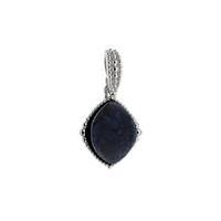 Pendentif en argent et Dumortiérite