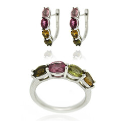 Bague en argent et Tourmaline