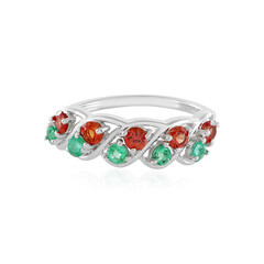 Bague en argent et Rubis de Tanzanie