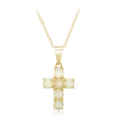 Collier en argent et Opale Welo