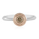 Bague en or et Diamant champagne SI2