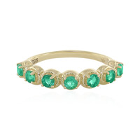 Bague en or et Emeraude de Zambie (Adela Gold)
