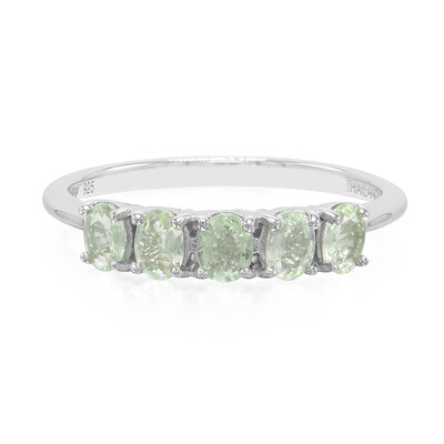 Bague en argent et Tourmaline Paraïba