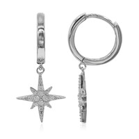 Boucles d'oreilles en argent et Zircon