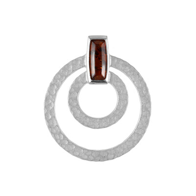 Pendentif en argent et Ambre baltique (dagen)