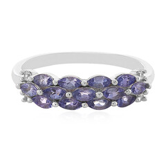 Bague en argent et Tanzanite