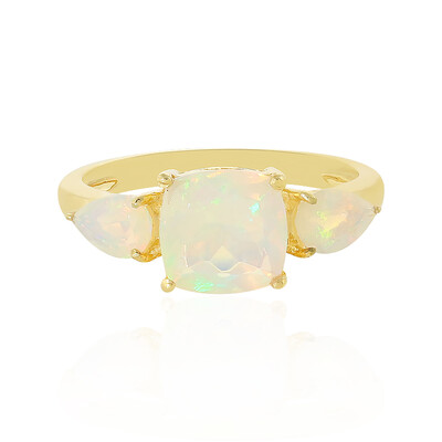 Bague en argent et Opale Welo