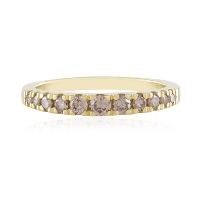 Bague en or et Diamant champagne SI1