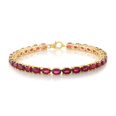 Bracelet en argent et Rubis de Madagascar