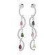 Boucles d'oreilles en argent et Tourmaline (Remy Rotenier)