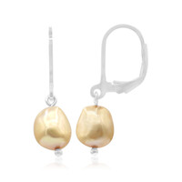 Boucles d'oreilles en argent et Perle de culture d'eau douce (TPC)