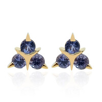 Boucles d'oreilles en or et Tanzanite (de Melo)
