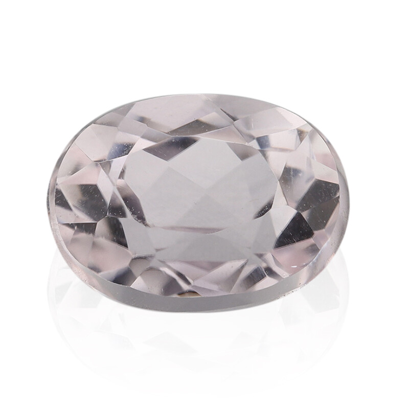 Kunzite Brute Du Brésil - 5,90 Carats - Couleur Rose - Ovale - Clarté VS1