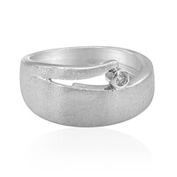 Bague en argent et Diamant I1 (G)