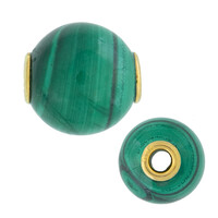 Pendentif en argent et Malachite