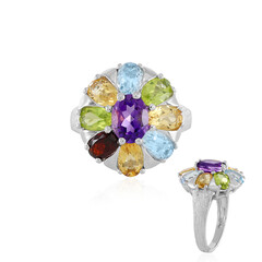 Bague en argent et Améthyste de Zambie