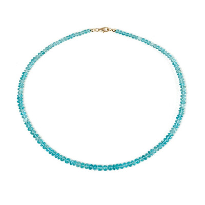 Collier en or et Apatite bleue
