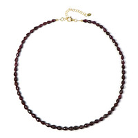 Collier en argent et Rhodolite du Rajasthan