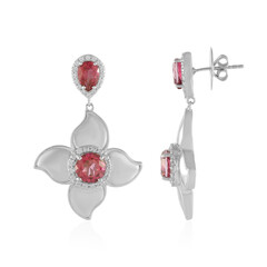 Boucles d'oreilles en argent et Topaze rose (Dallas Prince Designs)