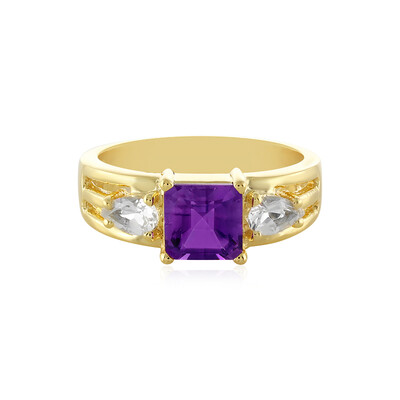 Bague en argent et Améthyste d'Uruguay