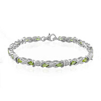 Bracelet en argent et Tourmaline Paraïba