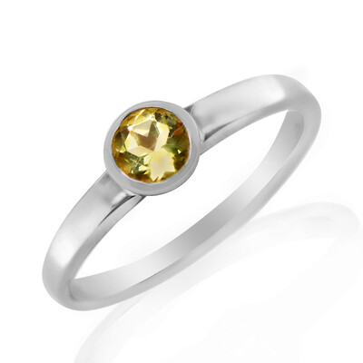 Bague en argent et Quartz de l'Ouro Verde