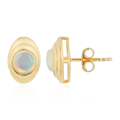 Boucles d'oreilles en argent et Opale Welo